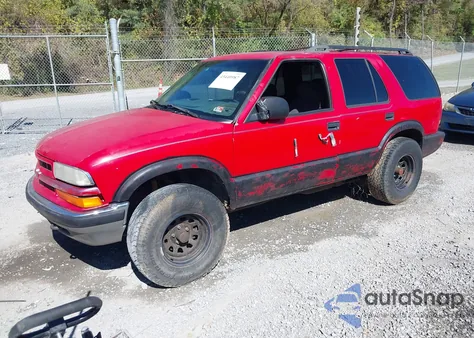 2001 Chevrolet Blazer Lt from USA, damaged, VIN 1GNDT13W112216208